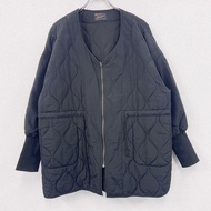 古著Kastane 絎縫夾克，顏色，長羅紋，黑色