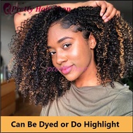 Afro kinky curly clip in Peruvian human hair extensions 120g