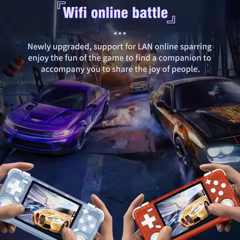 XF35H Open Source Handheld Game Console Dual Joystick 3.5inch iPS Screen Game Machine 4000mAh Suppor