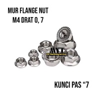 Flange Nut M4 Flange Nut Flange White Nut M4 Wrench 7