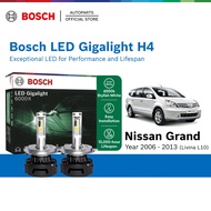 Bosch LED Gigalight 6000K H4 Halogen Headlight Retrofit Bulb + CANBUS for Nissan Grand Livina L10 - 