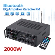 Sunbuck Bluetooth EQ Audio Amplifier for Karaoke Home Theater FM Radio 2000W - AV-MP326BT