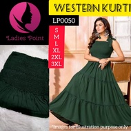 (READY STOCK) LP0050 New Arrival Designer Western Kurti