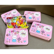 Box of 100 markers with sewing needles