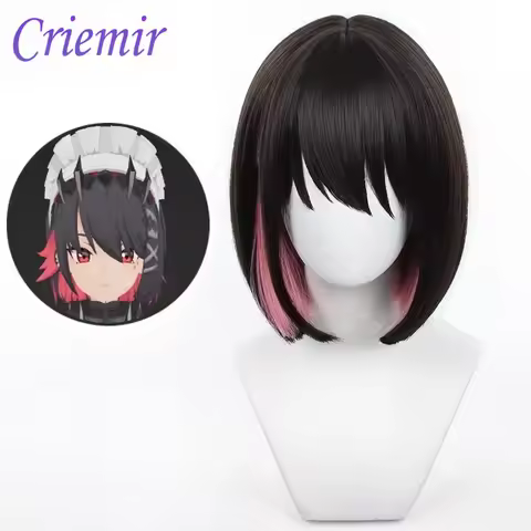 Ellen Joe Cosplay Wig Anime Coser Synthetic Short Straight Wig High Quality Heat Resistant Fiber Wig