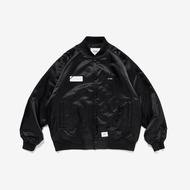 WTAPS TEAM/NYLON. TWILL Flight Jacket Black 242TQDT-JKM05