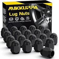 MIKKUPPA 20PCS M12x1.25 Lug Nuts - 3/4" Hex Black OEM Factory Style Acorn Conical Seat Dome Top 0.95