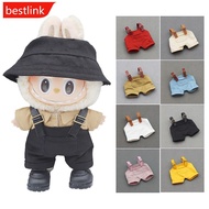 BESTLINK For 17cm Labubu Doll Clothes Fashion Clothes Hoodies Doll Clothes Color Match Hoodies Dolls
