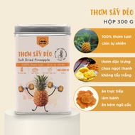 Thơm Sấy Dẻo Dalat Farm - Hộp thiếc 300g