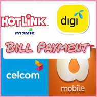 Postpaid Bill Payment For Maxis / Celcom / Digi / Umobile