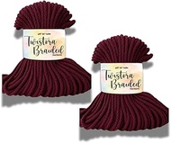 Art of Yarn Twistora 7mm 55% Cotton-45% Polyester Super Bulky(6) Macrame for design wall hangings,ta