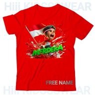 Tops T-shirts for Boys and Girls Unisex Independence Day 17 August For Ages 3 to 12 Years Independen