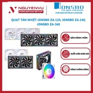 JONSBO ZA-120, JONSBO ZA-240, JONSBO ZA-360 Radiator Fan - 3 PIN ARGB LED, Sync Main - Genuine Produ