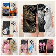 For Oppo F31 Pro 5G Case CPH2763 Cool Dragon Owl Painted Cover Shockproof Phone Case For Oppo F31 Op
