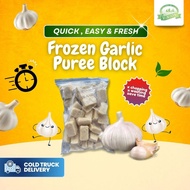 Frozen Garlic Puree Block (Blok Puri Bawang Putih Sejuk Beku) - 1kg