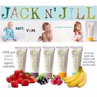 It's A Must-Have For Our Little Ones. Jack N'jill Toothpaste Is Swallowable Suitable Young Children 