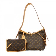 路易威登 Monogram Carryall NM PM 單肩包 M46203 棕色 女士