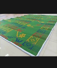 Tikar plastik 2x3 meter bahan tebal singa laut lipat dekorasi rumah karpet lantai lipat bahan tebal
