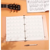 Ready Stock Music Score Guitar Score Six-Line Score Guitar Score Guitar 6-Line Score Blank Score Six