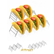Taco Holder Mexican Pizza Roll Shelf Burrito Potato Chips Shells Rack Stainless Steel Kitchen Bakewa