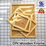 DIY Wooden Frame/Clay Crafting Wooden Frame Board/Art and Crafts