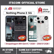 Nothing Phone (3) Smartphone 12GB + 256GB / 16GB + 512GB ROM 4 x 50MP Camera Snapdragon 8s Gen 4