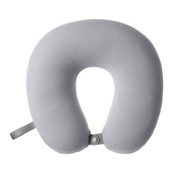 MINISO Bantal Leher Lembut Travel Mobil U-Shape Neck Pillow Anti Pegal