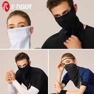 X-TIGER หน้ากากน้ำแข็งผ้าแถบคาดศีรษะกีฬาฤดูร้อนรถจักรยานยนต์การตกปลาการขี่จักรยานอุปกรณ์ป้องกันดวงอาทิตย์จักรยานผ้าพันคอ