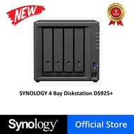 [SYNOLOGY Official Store] SYNOLOGY DS925+ 4 Bay DiskStation NAS Enclosure & complete with SYNOLOGY E