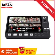 FEELWORLD L4 Multi-Video Switcher 10.1" LCD Touchscreen PTZ Control 4xHDMI/1xSDI Inputs USB3.0 Strea