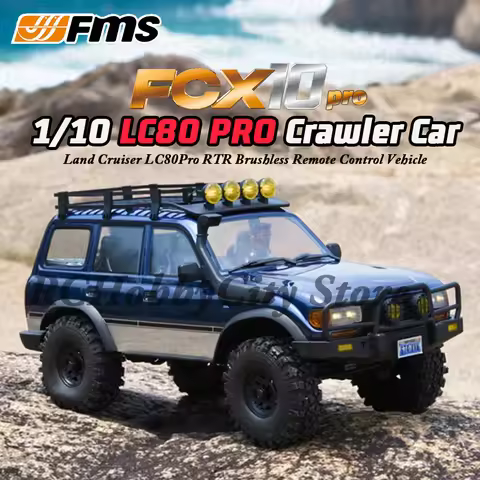 FMS FCX10 LC80 pro RTR Land Cruiser 1/10 Brushless RC Electric Remote Control Model Car Rock Crawler