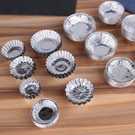Disposable egg tart foil tray, Portuguese egg tart base, non-stick baking mold for home use, aluminu