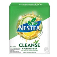 Nestea Cleanse Lemon Cucumber Powdered Green Tea with Fiber 250ml - Pack of 10