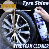 Branded Car Tire Foam Cleaner 600ML Tyre Wax Tayar Anti-aging Protective agent  Tyre Care汽车轮胎清洁 轮胎宝 