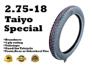 275-18 (2.75-18) TAIYO SPECIAL 4 PLY TUBETYPE LEO TIRE BRANDNEW