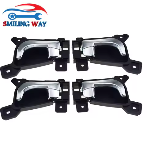 1/2/4 Pcs Chrome Interior Car Door Handle Front / Rear Left Driver or Right Passenger For Geely Emgr