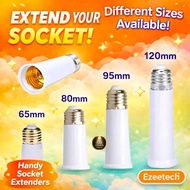E27 Lamp Connection Fitting E27 to E27 Extender Socket LED Bulb Holder Extension Downlight Lamp Hold