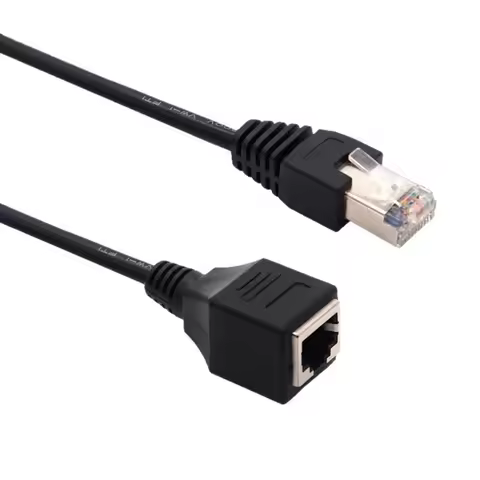 RJ45 Network Cable Splitter RJ45 Male to Female Plug Convert Wire LAN Ethernet Extension Cord 30cm 5