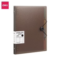 Bìa Sổ Còng Phụ Kiện Sổ Còng Chính Hãng Deli Kèm Tab Phân Trang Còng Binder Chắc Chắn Chống Nước Nhi