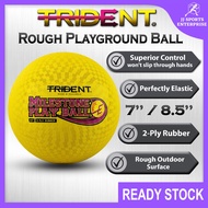 Trident Milestone Playground Ball Dodgeball Yellow
