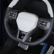 3pcs Car Steering Wheel Switch Button Trim Panel Frame Chin Cover LHD RHD For Tuning Kia EV3 GT Line