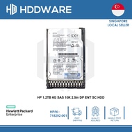 HP 1.2TB 6G SAS 10K 2.5in DP ENT SC HDD // 718162-B21 // 718292-001 // EG1200FDNJT