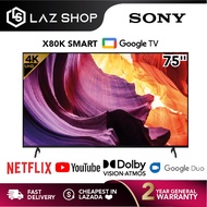 Sony 75 Inch 4K UHD Google TV KD-75X80K | Netflix Android TV | HDR Dolby Vision Dolby Atmos | 75" Smart TV KD75X80K 75X80K X80K Sony TV Sony Android TV Sony 75X80K Sony Google TV 75"