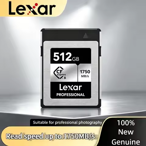 Original Lexar for RAW 4K Video Digital SLR Camera128GB 256GB 512GB Card Silver B Type CFexpress Mem