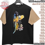 FREEDOM T-SHIRT BIG SIZE CODE JA321 JUMBO 2XL 3XL 4XL 5XL 6XL 7XL 8XL 9XL 10XL 11XL 12XL