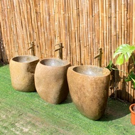 Kindergarten Stone Washbasin Outdoor Stone Children Washbasin Pebble Park Washbasin Sink Outdoor Sin