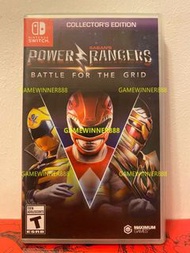 《今日快閃價》（中古二手）Switch NS遊戲 恐龍戰隊 金剛戰士 網絡之戰 Power Rangers Battle for the Grid [Collector's Edition] 美版英文版