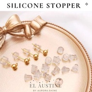Silicone Stopper Universal Transparent Earring Back Soft