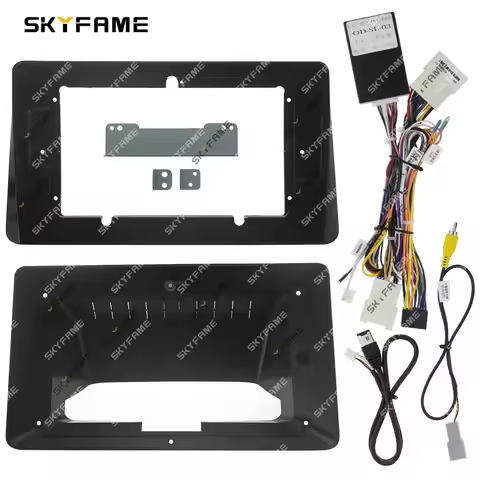 SKYFAME Car Frame Fascia Adapter Canbus Box Android Radio Dash Fitting Panel Kit For Mitsubishi Ecli