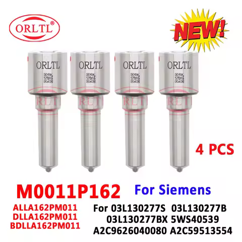 4 PCS Fuel Injector M0011P162 Diesel Injector Nozzle ALLA162PM011 DLLA162PM011 for A2C59513554 03L13